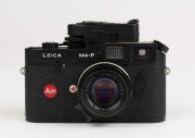 LEITZ Canada: Leica Model M4-P camera [#1606428], 1983, with Summilux 35mm f1.4 lens [#2166829] and&nbsp;Leica Meter MR [#67111]. With original box. - 6