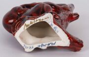 ANITA HARRIS ceramic koala figure group with flamb&eacute; glaze, signed "A. H. Flamb&eacute; Trial", 14cm high - 2