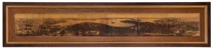 CHARLES BAYLISS (1850 - 1897), Six albumen paper panels from Bayliss' 11-panel panorama taken from the tower of the Sydney International Exhibition Building (Garden Palace) while it was still under construction in either 1878 or 1879 (the building burnt d