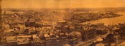 CHARLES BAYLISS (1850 - 1897), Six albumen paper panels from Bayliss' 11-panel panorama taken from the tower of the Sydney International Exhibition Building (Garden Palace) while it was still under construction in either 1878 or 1879 (the building burnt d - 3