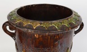 JOHN CAMPBELL Tasmanian pottery terrace urn, 19th century, 55cm high, 46cm wide - 3