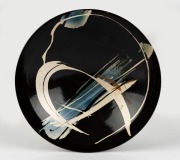 PIPPIN DRYSDALE Australian studio pottery bowl, incised "Pippin Drysdale, 1987", ​​​​​​​6.5cm high, 25cm diameter - 2