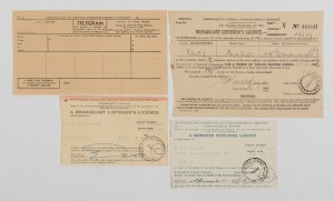 EPHEMERA - RECEIPTS & LETTERHEADS FOR VICTORIAN COMPANIES: mostly 1950s array (few earlier), sorted by business types, some illustrated including 1917 for J.B. Edwards (Bendigo) Watchmaker, Jeweller & Optician; other businesses represented include Builder