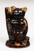 HUNTLY POTTERY koala statue with mottled glaze, 40cm high