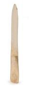 A sailor's antique whalebone knife, 19th century, 27cm long