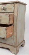 An antique Australian folk art pine chest of drawers with original painted finish, Barossa Valley, South Australia, 19th century, 87cm high, 94cm wide, 40cm deep - 3