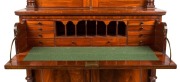 A Colonial&nbsp;Australian cedar&nbsp;secretaire bookcase with full turned columns, cock-beading, flame cedar panels, full cedar fitted interior and secondary timbers, New South Wales origin, circa 1855, 234cm high, 127cm wide,54cm deep - 3