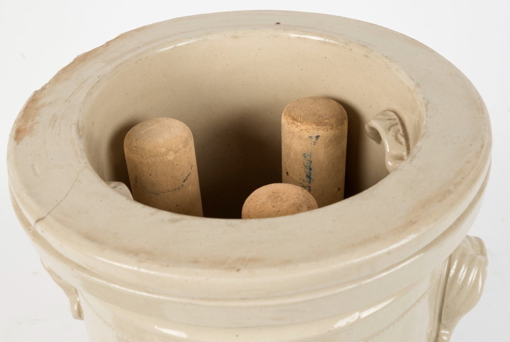 BENDIGO POTTERY water filter emblazoned The Abbott Filter, Australian