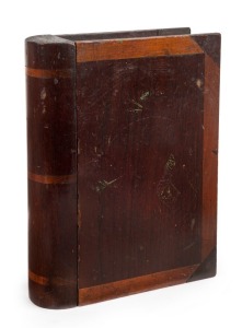 An antique Australian cedar and pine book box, 19th century, ​​​​​​​27cm high