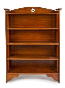 An Australian Arts & Crafts blackwood bookcase, early 20th century, ​​​​​​​137cm high, 102cm wide, 27cm deep