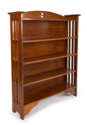 An Australian Arts & Crafts blackwood bookcase, early 20th century, ​​​​​​​137cm high, 102cm wide, 27cm deep - 2