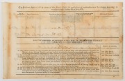 VICTORIAN MINER'S RIGHT: March 1913 Miner's Right No.197 with a face value of 2/6 issued to William Farrell at Castlemaine-Maldon.  - 2