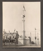 [PHOTOGRAPHIC ALBUM], Large horizontal format album with red leather and gilt lettered title to half-leather & cloth upper board "VICTORIAN CELEBRATIONS MAY 1901" and further titled on the marbled free endleaf "A SOUVENIR of the Visit of Their Royal Highn - 5