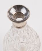 George II English sterling silver cruet set by Samuel Wood of London, circa 1742, 18cm high, 380 grams silver weight - 4