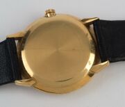 PATEK PHILIPPE gold case gent's manual wristwatch with baton numerals and subsidiary dial, 3.5cm wide including crown - 5