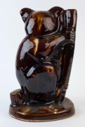 HUNTLY POTTERY koala statue with Rockingham style glaze, 39cm high - 2