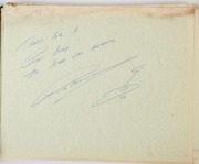 Burswood Hotel, Perth Visitors Book, circa 1992 - 96: The covers & many complete pages of the large format book (31 x 38.5cm page size). Signatures and dedications noted include&nbsp;Rod Marsh,&nbsp;Max Walker,&nbsp;Greg Norman,&nbsp;Rolf Harris,&nbsp;Harry Secombe,&nbsp;Billy Ray Cyr - 3