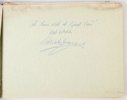 Burswood Hotel, Perth Visitors Book, circa 1992 - 96: The covers & many complete pages of the large format book (31 x 38.5cm page size). Signatures and dedications noted include&nbsp;Rod Marsh,&nbsp;Max Walker,&nbsp;Greg Norman,&nbsp;Rolf Harris,&nbsp;Harry Secombe,&nbsp;Billy Ray Cyr - 4