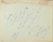 Burswood Hotel, Perth Visitors Book, circa 1992 - 96: The covers & many complete pages of the large format book (31 x 38.5cm page size). Signatures and dedications noted include&nbsp;Rod Marsh,&nbsp;Max Walker,&nbsp;Greg Norman,&nbsp;Rolf Harris,&nbsp;Harry Secombe,&nbsp;Billy Ray Cyr - 7