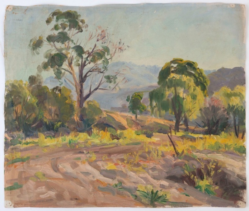 MARIE TUCK (1866-1947), South Australian landscape, oil on canvas, 36 x 44cm, ​​​​​​​Provenance: Private Collection Melbourne.