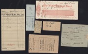 VICTORIA: A group of Miner's Rights issued at MALDON 1933-36 (4), plus several associated items. - 2