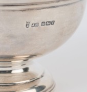 TERANG GOLF CLUB sterling silver rose bowl trophy, engraved "Terang Golf Club, A.J. BLACK, Ladies Trophy, 1934, Won By Mrs. G.V. MARCHESI", made in Sheffield, circa 1909, 9cm high, 15cm wide, 192 grams - 2