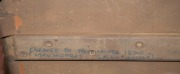 An exhibition top occasional table, circa 1870, with later blackwood base, inscribed "Created By Fred Moore, 1870 (Max Moore's Grandfather)" 75cm high, 73cm wide - 3
