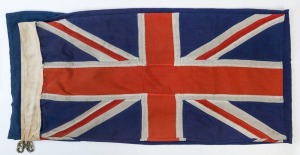 A vintage Victorian state flag, early to mid 20th century, ​​​​​​​90 x 198cm