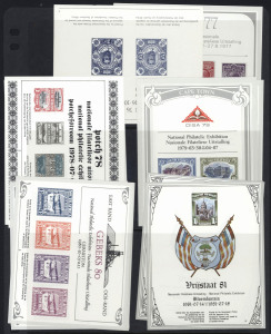 SOUTH AFRICA: 1980s-1990s array in two Boga sheet files with RSA plus Homelands issues from Ciskei & Venda, including sets, M/Ss, sheetlets and Stamp Show emissions; mostly MUH, some CTO. (many 100s)