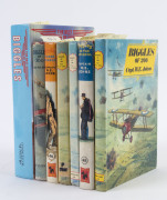 "BIGGLES" BY CAPTAIN W.E. JOHNS - REISSUES OF TITLES ORIGINALLY PUBLISHED BETWEEN 1932-1935: mostly hardbound comprising "Biggles in the Cruise of the Condor" (10) incl. 1955 Thames Publishing Co (Burnet #2.7) & 1956 Dean & Co (#2.8) reissues; "Biggles of - 3