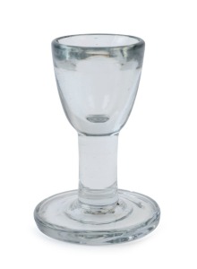 A Georgian "Toast Masters" glass, 18th century, 10cm high
