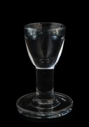 A Georgian "Toast Masters" glass, 18th century, ​​​​​​​10cm high - 2