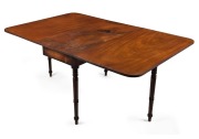 A Georgian Cuban mahogany Pembroke table, circa 1800, 72cm high, 51cm (extends to 166cm) wide, 105cm deep - 2