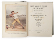 "The Noble Game of Cricket: Illustrated and Described from Pictures, Drawings and Prints in the Collection of Sir Jeremiah Colman Bt" [London, 1941], a large quarto book, WITH DUST JACKET, containing a hundred reproductions, some coloured, of famous crick - 3