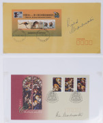 HOCKEY - RIC CHARLESWORTH: A range of Australian first day covers (45), all signed by Charlesworth, including several Olympics types.