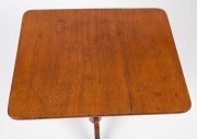 A Georgian mahogany tilt-top wine table, early 19th century, 68cm high, 51cm wide, 40cm deep - 2