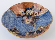 ROYAL WINTON English porcelain fruit bowl, circa 1930s, circular black factory mark to base, ​​​​​​​8cm high, 25cm wide - 2