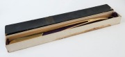 BING CROSBY 1955 Christmas gold plated shoehorn gift in original box, engraved "Bing, Christmas, 1955", ​​​​​​​43.5cm long - 3