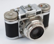 LEITZ: Leica 111g 35mm rangefinder camera [#828793], 1956, with Summicron 50mm, f2 screw-mount collapsible lens [#1266849] in maker's ERC with Leica Guide and Agfalux flash. - 4