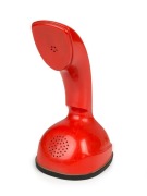 ERICSSON "Cobra" phone in rare red colourway, Note: Northern European plug, 21cm high