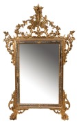 A Chippendale style ornate gilt frame mirror, 20th century, 150 x 81cm