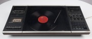 BANG & OLUFSEN "BEO Centre 2000" record and cassette player with two speakers, Note: Plug has been removed, 73cm wide - 2