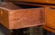An Australian cedar two drawer hall table, New South Wales origin, circa 1860, 74cm high, 90cm wide, 51cm deep - 4