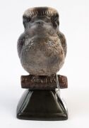 BENDIGO POTTERY "Waverley Ware" brown glazed kookaburra statue, 23cm high - 5