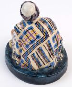 VALERIA CORRELL "Seated Arab" pottery statue, ​​​​​​​14.5cm high - 3