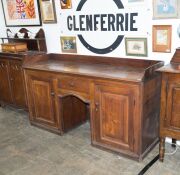 A Colonial Australian blackwood twin pedestal sideboard, Tasmanian origin, early to mid 19th century, originally owned by Richard Robert Crocker who arrived as a free settler in Van Diemen's Land in 1828, 100cm high, 183cm wide, 58cm deep - 2