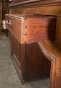 A Colonial Australian blackwood twin pedestal sideboard, Tasmanian origin, early to mid 19th century, originally owned by Richard Robert Crocker who arrived as a free settler in Van Diemen's Land in 1828, 100cm high, 183cm wide, 58cm deep - 7