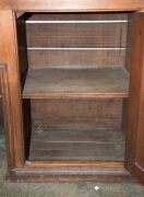 A Colonial Australian blackwood twin pedestal sideboard, Tasmanian origin, early to mid 19th century, originally owned by Richard Robert Crocker who arrived as a free settler in Van Diemen's Land in 1828, 100cm high, 183cm wide, 58cm deep - 10