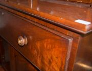 A Colonial&nbsp;Australian cedar&nbsp;secretaire bookcase with full turned columns, cock-beading, flame cedar panels, full cedar fitted interior and secondary timbers, New South Wales origin, circa 1855, 234cm high, 127cm wide,54cm deep - 7