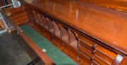 A Colonial&nbsp;Australian cedar&nbsp;secretaire bookcase with full turned columns, cock-beading, flame cedar panels, full cedar fitted interior and secondary timbers, New South Wales origin, circa 1855, 234cm high, 127cm wide,54cm deep - 9